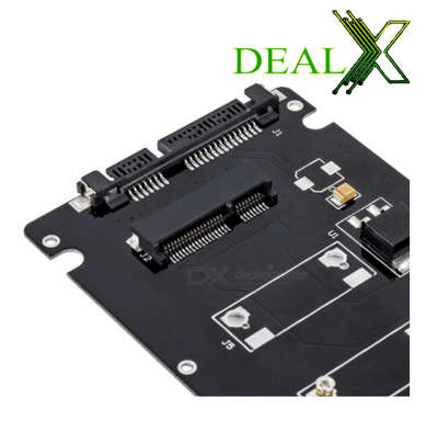 Mini PCI-E SATA mSATA SSD Hard Drive Enclosure, 2.5 Inches SATA 3.0 Converter Card