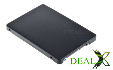 Mini PCI-E SATA mSATA SSD Hard Drive Enclosure, 2.5 Inches SATA 3.0 Converter Card