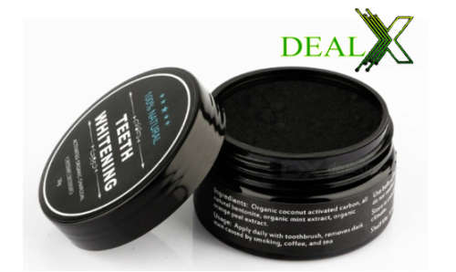 Activated Charcoal Teeth Whitening Powder - Black