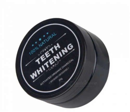 Activated Charcoal Teeth Whitening Powder - Black