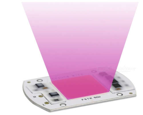 Portable 50W AC220V LED Grow Chip with Full Spectrum 380nm-840nm for Indoor LED Grow Light