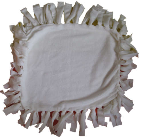 TIED FLEECE BUGGY/PRAM BLANKET