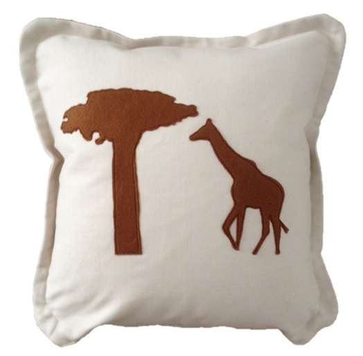 African Giraffe Cushion Cover