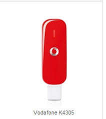 Vodacom K4305 21.6Mbps USB Modem, Sim Free