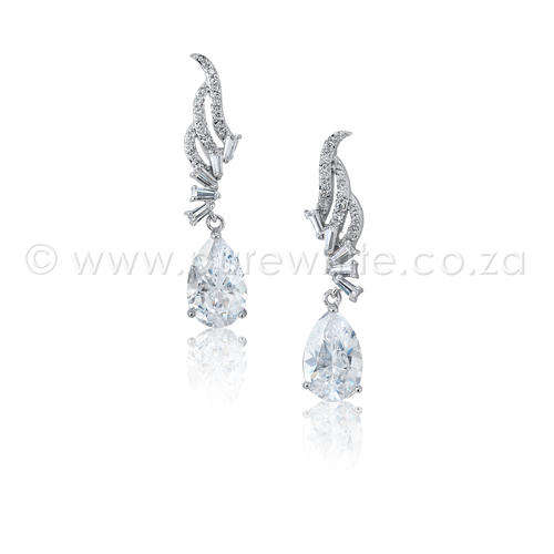 Buy Now: Modern-Look Cubic Zirconia Earrings