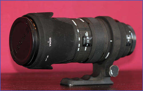 Sigma 50-500mm zoom lens (canon fit)