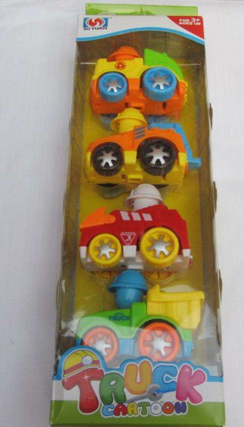 TRUCK COMBO WORKING TOYS (4 Toy Cars)