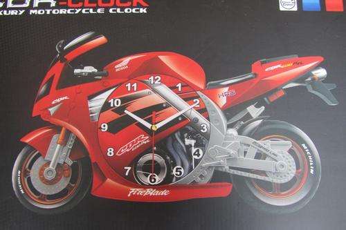 RED HONDA CBR600RR FIREBLADE WALL CLOCK