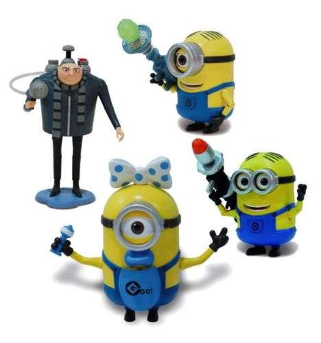 Despicable Me 2 Action Figure with Voice Button and Shooting Features.