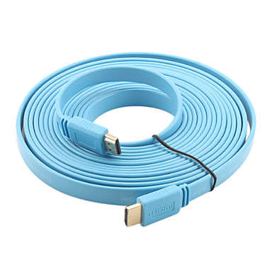 3 METER LONG Colourful Flat HDMI Version 1.4 Cable