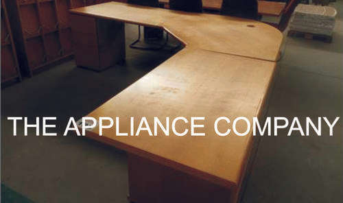 L-Shaped Desk with Credenza and 4 drawer Under Desk Drawer Unit