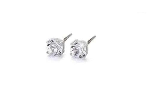 Swarovski 6mm Stud Earings  -LAST ONE LEFT