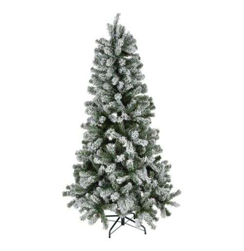 St Nicholas Christmas Tree 180cm - Flocked White - Read description - LAST ONE LEFT