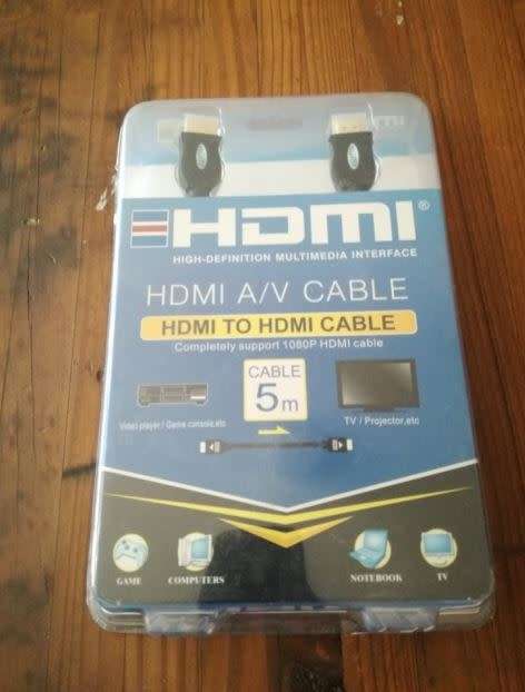 HDMI 5 meter cable still sealed and brand new