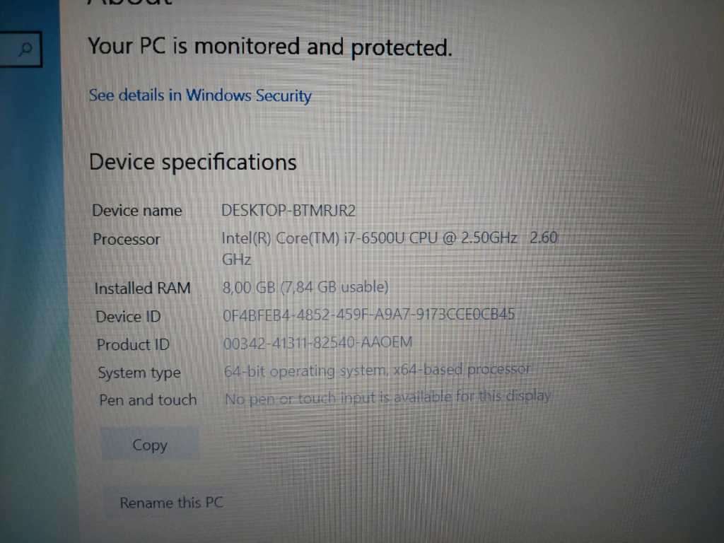 Lenovo Ideapad 500-15ISK*i7-6500U*8GB RAM*512GB HDD*15.6 Screen *Need new battery*