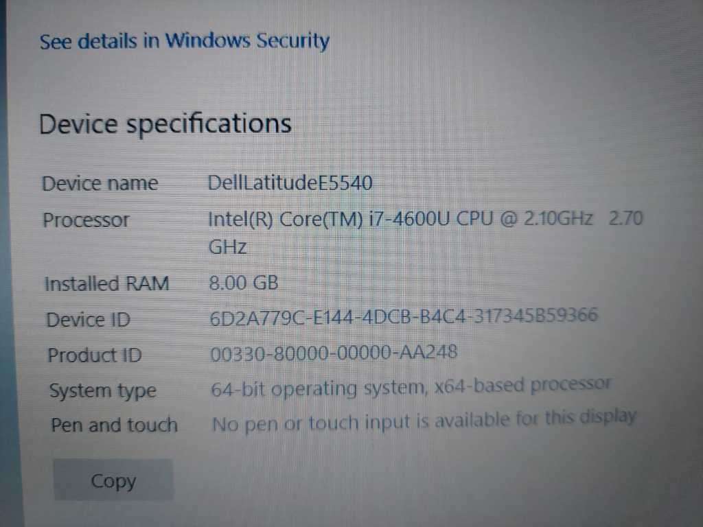 DELL *i7-4600U*8GB RAM*1TB HDD*15.6 Screen *PLEASE READ*