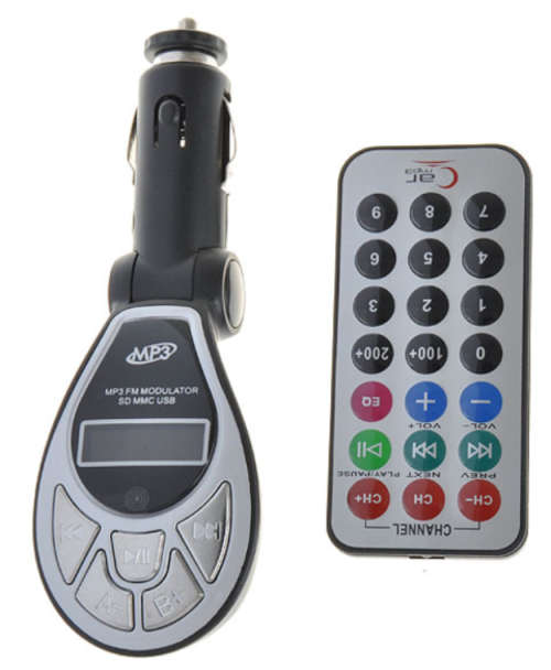 Car MP3 Player FM Transmitter with Remote Control