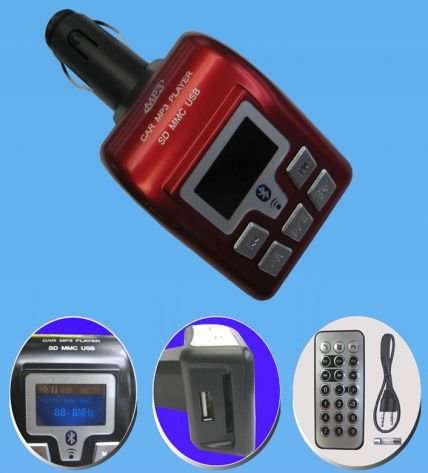 Car Wireless Bluetooth MP3 FM Transmitter