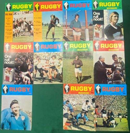 1975 Rugby magazines - bundle of magazines