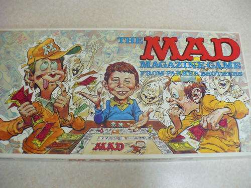 Mad Magazine board game 80'2 Retro, Rare