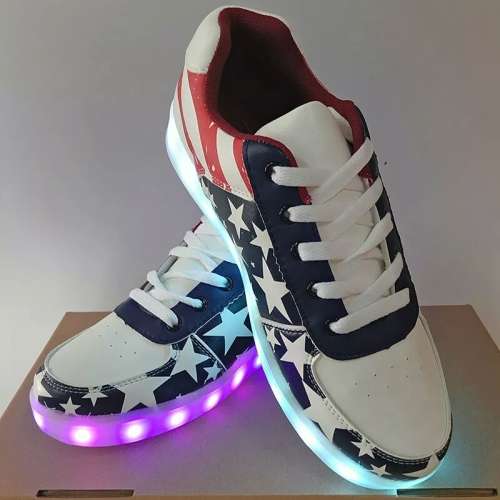 Led light shoes size 4