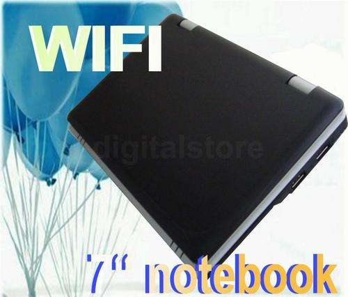 7" Mini Notebook, WiFi, Windows, 2GB HD