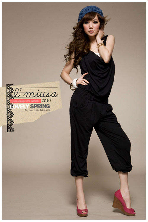 Sexy Corset jumpsuit Black