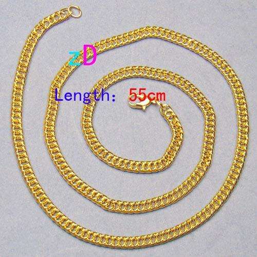 Gold Plated 2 pieces Link Chain