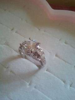 14k GP Swarovski Crystal Ring