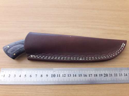 Handmade DAMASCUS Steel Hunting Knife, Wooden handle Scales. NEW DESIGN !!!!!!!