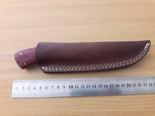 Handmade DAMASCUS Steel Hunting Knife, MICARTA handle scales. NEW DESIGN !!!!!