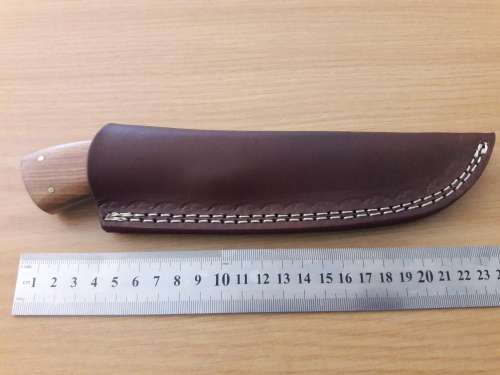 Handmade DAMASCUS Steel Hunting Knife, Wooden handle Scales. NEW DESIGN !!!!!!!