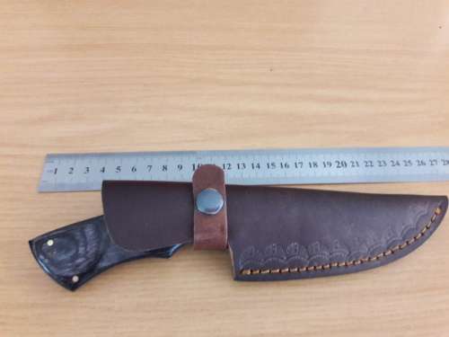 Handmade DAMASCUS Steel Hunting Knife with Wooden handle scales. NEW DESIGN !!!!!