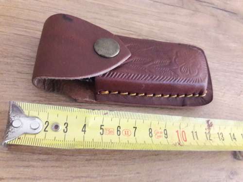 Handmade Damascus steel folding knife with CAMEL BONE & Bull HORN handle scales.