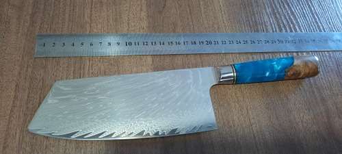 Damascus VG-10 Stainless CLEAVER, RAZOR Sharp, New Stock, High Quality, High Carbon SS LAST ONE AVAi
