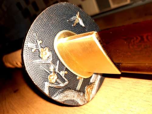 Handmade RED Damascus Steel Katana Samurai 13 Fold, Battle Ready, 8192 Layers of steel, 1095 &1060