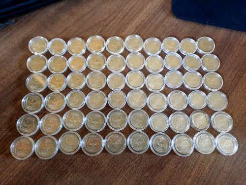 Mandela Presidential Inauguration R5 coins 1994, UNC in capsules, BID PER COIN !! 43 Available