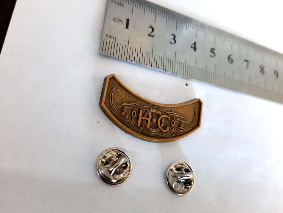 Harley Davidson Jacket pin. HOG 2009, Combine all your auctions and pay only one shipping fee.