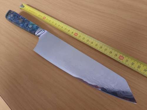 Damascus VG-10 Stainless Steel Japanese Chef`s knife, Abalone & Epoxy , Last one !