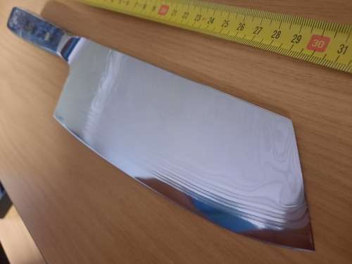 Damascus VG-10 Stainless Steel Japanese CLEAVER, Abalone & Epoxy Resin handle, Price is per cleaver!