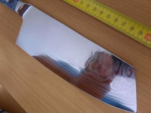 Damascus VG-10 Stainless Steel Japanese CLEAVER, Abalone & Epoxy Resin handle, Price is per cleaver!