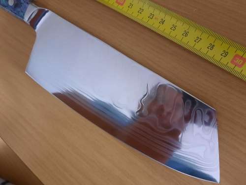 Damascus VG-10 Stainless Steel Japanese CLEAVER, Abalone & Epoxy Resin handle, Price is per cleaver!