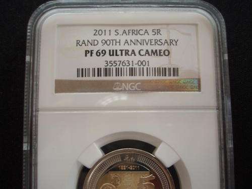 SARB 90th Anniversary PROOF R5 PF69 Highest availible grade for sale