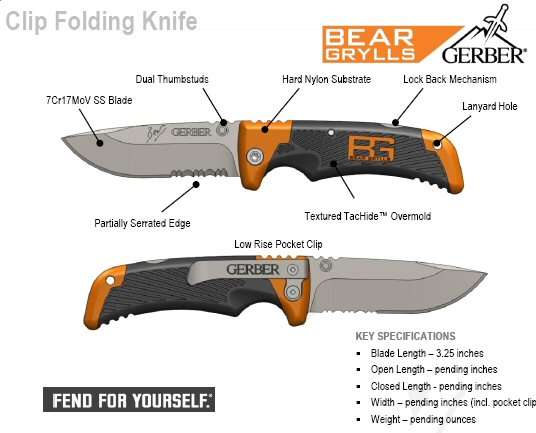 BG Survival Scout Knife