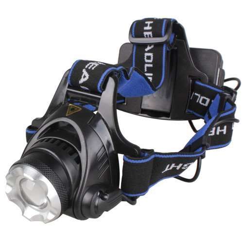 1800 Lumens XM-L T6 U2 LED Waterproof 3 Modes Design Zoomable Rotating Headlamp
