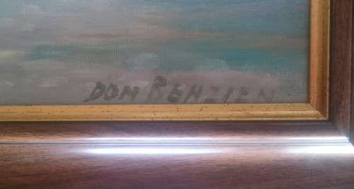 Beach and Mountains Scene by Don Benzien