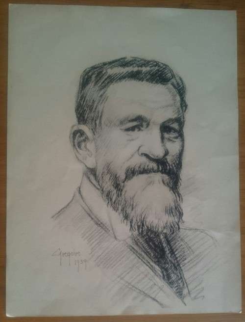 General De Wet Print by Gregoire Boonzaier Signed and Date 1939