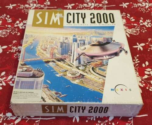 Big box PC game: SimCity 2000