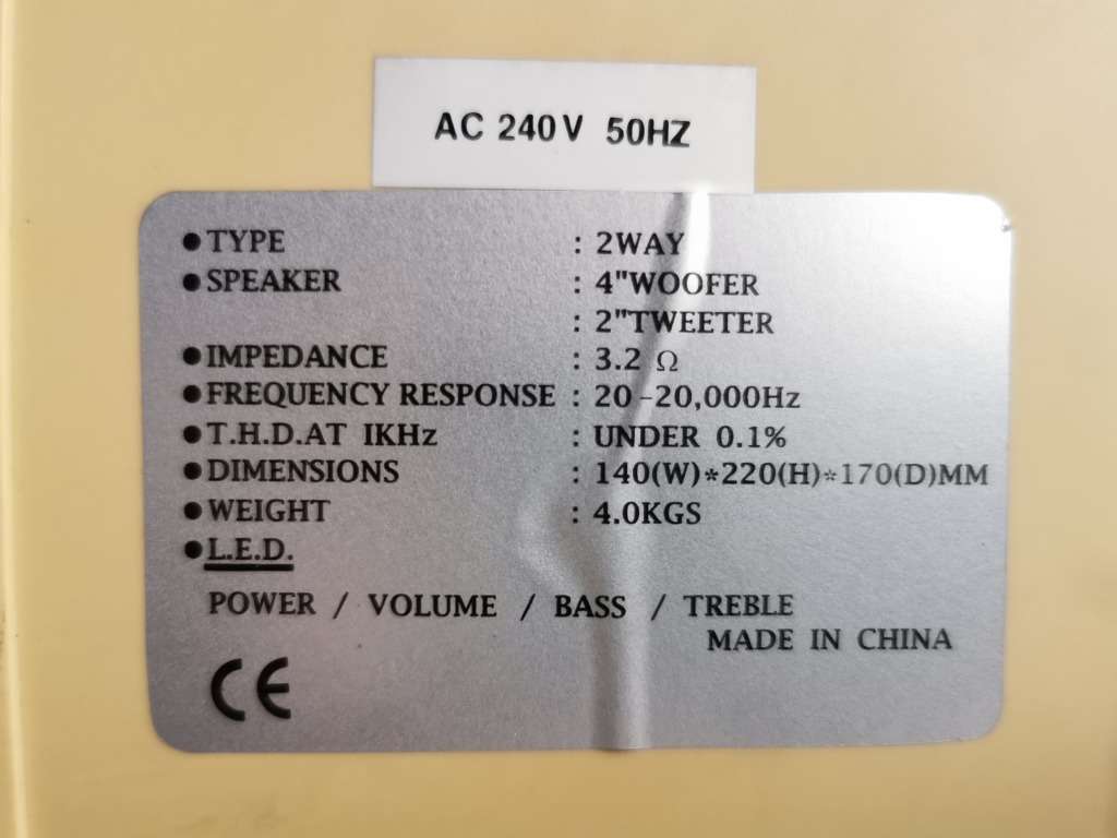 2-way powered PC speakers