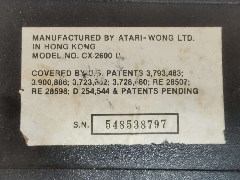 Atari 2600 with TV (ready to play)